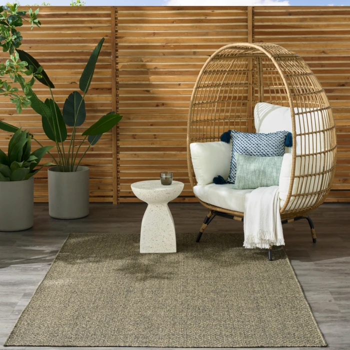 Nourison Tulum Olive TLM03 4 ft. X 6 ft. Rect. Rug