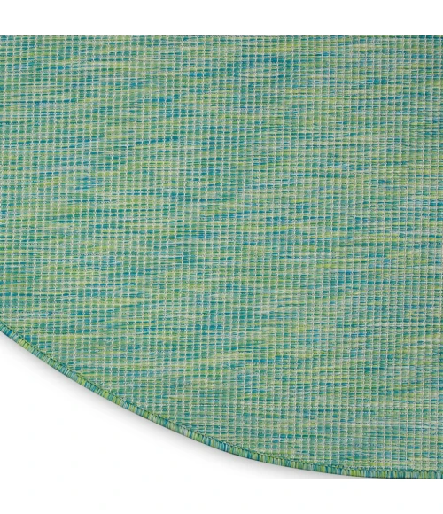 Nourison Positano Round Area Rug POS01-Blue/Green