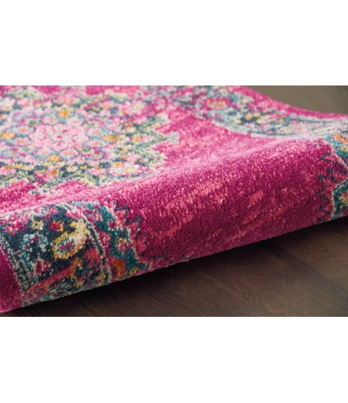 Nourison Passion Runner Area Rug PSN03-Fuchsia