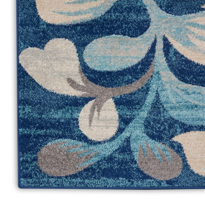 Nourison Tranquil Area Rug TRA03-Navy