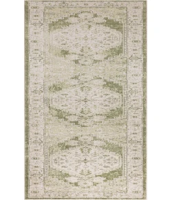 Nourison Home Astra Machine Washable ASW11 Ivory Green 2 ft. 2 in. X 10 ft. Area Rug