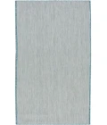 Nourison Courtyard Ivory Aqua COU01 2 ft. 2 in. X 10 ft. Rectangle Rug