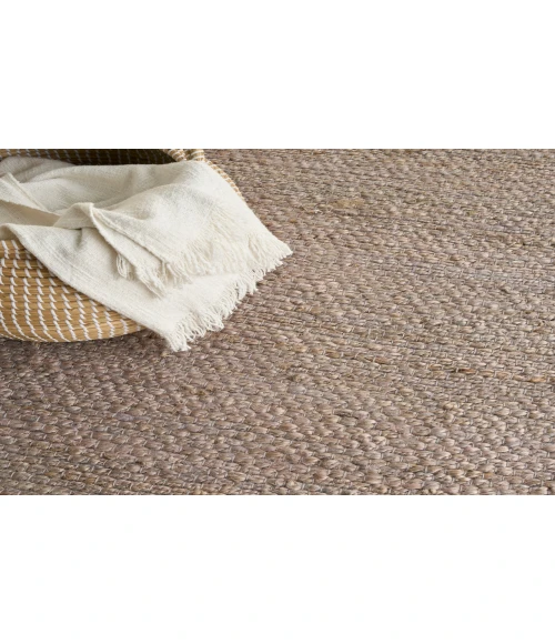 Nourison Natural Jute Grey NJT01 8 ft. X 10 ft. Rectangle Rug