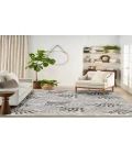 Nourison Garden Oasis Grey GOA01 9 ft. X 12 ft. Rectangle Rug