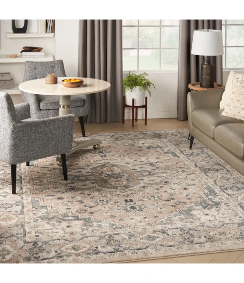Nourison Quarry Beige Grey QUA05 8 ft. X 10 ft. Rect. Rug
