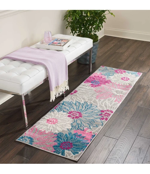 Nourison Passion Runner Area Rug PSN17-Grey