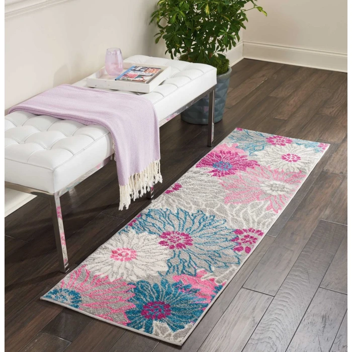 Nourison Passion Runner Area Rug PSN17-Grey