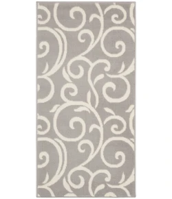Nourison Home Grafix GRF19 Grey 2 ft. X 4 ft. Area Rug