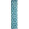 Nourison Home Amore AMOR2 Aqua 2 ft. 2 in. X 10 ft. Area Rug