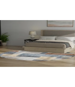 Nourison Home Astra Machine Washable ASW09 Multicolor 7 ft. 10 in. Round Area Rug