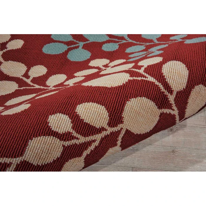Nourison Caribbean Area Rug CRB01 Rust