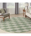 Nourison Positano Blue Green POS04 10ft. Round Rug