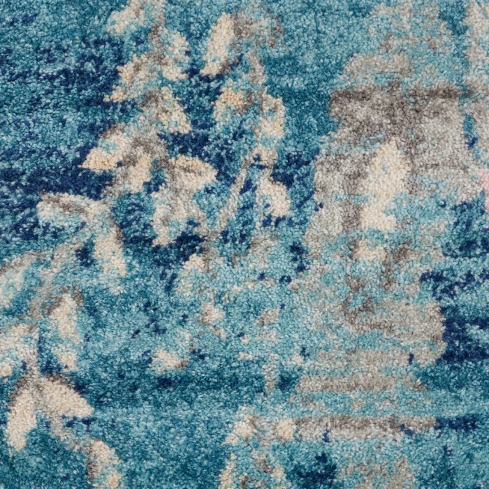 Nourison Tranquil Area Rug TRA02-Turquoise