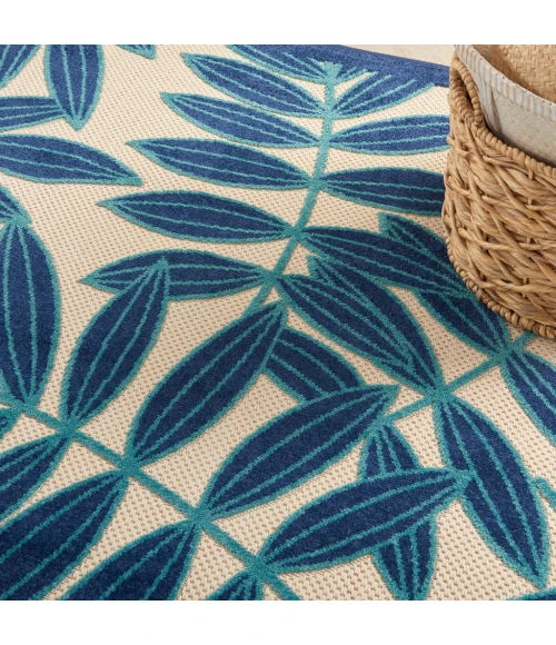 Nourison Aloha Area Rug ALH18-Navy