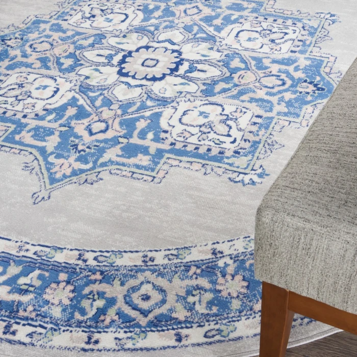 Nourison Whimsicle Area Rug WHS03-Grey Blue