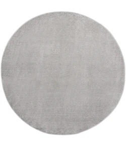 Nourison Home Nourison Essentials NRE01 Silver Grey 8 ft. Round Area Rug