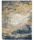 Nourison Twilight Area Rug TWI22 Navy Gold 7'9" x 9'9"
