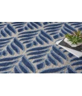 Nourison Aloha Blue ALH35 7’10” Round Rug