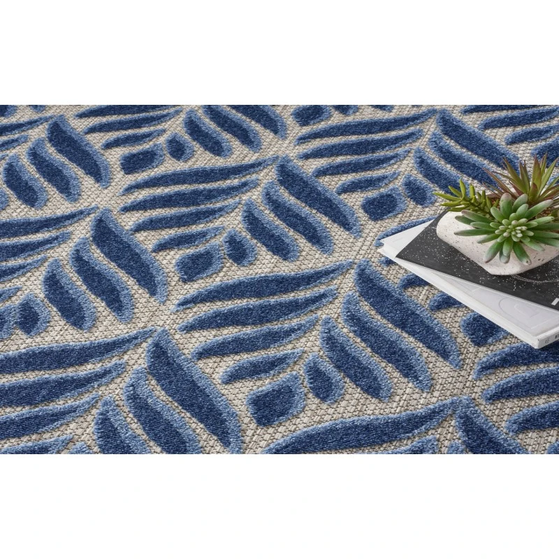 Nourison Aloha Blue ALH35 7’10” Round Rug