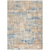 Calvin Klein CK950 Rush CK951 Blue Beige 5 ft. 3 in. X 7 ft. 3 in. Area Rug