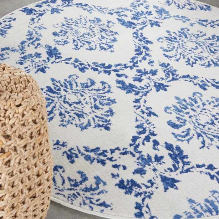 Nourison Whimsicle Area Rug WHS01-Ivory Navy