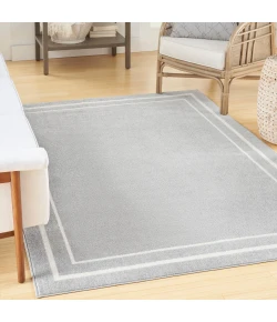 Nourison Home Nourison Essentials NRE02 Grey/Ivory 4 ft. X 6 ft. Area Rug