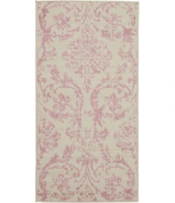 Nourison Home Jubilant JUB09 Ivory Pink 2 ft. X 4 ft. Area Rug