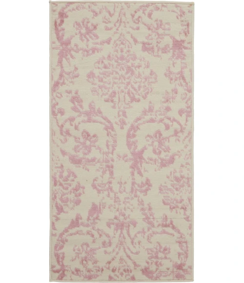 Nourison Jubilant Area Rug JUB09-Ivory/Pink