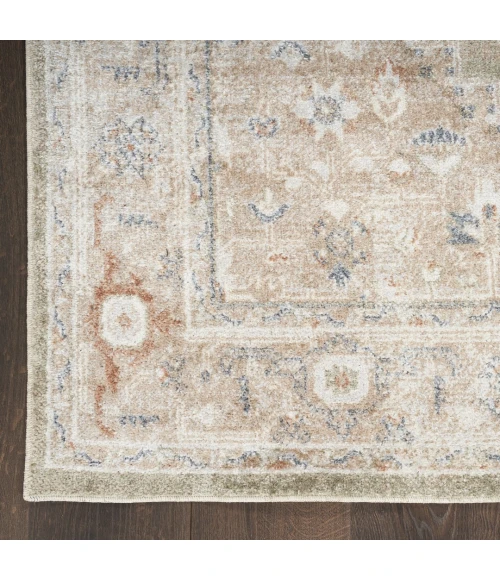Nourison Astra Machine Washable Sage Multicolor ASW11 10ft. x 14ft. Rect. Rug