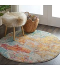 Nourison Celestial Round Area Rug CES02-Sealife