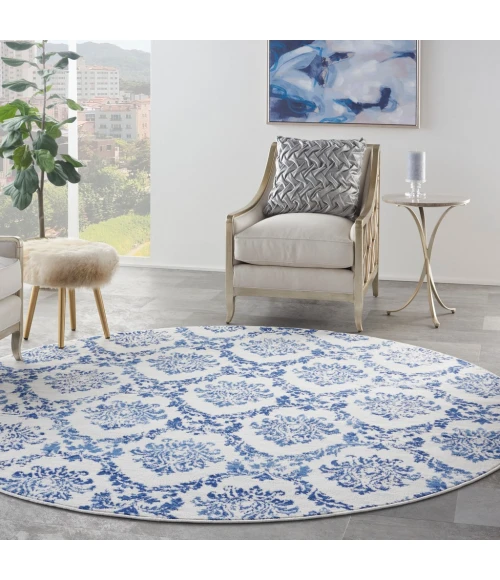 Nourison Whimsicle Area Rug WHS01-Ivory Navy