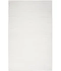 Nourison Washable Essentials Ivory Grey WAE01 5 ft. 3 in. X 7 ft. 3 in. Rectangle Rug