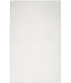 Nourison Home Washable Essentials WAE01 Ivory Grey 5 ft. 3 in. X 7 ft. 3 in. Area Rug