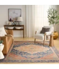 Nourison Vintage Washables Blue Coral VWS13 9 ft. 10 in. X 13 ft. 2 in. Rect. Rug