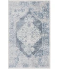 Nourison Astra Machine Washable Area Rug ASW11 Blue/Ivory