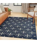 Nourison Home Nourison Essentials Navy Ivory NRE04 4 ft. X 6 ft. Rectangle Rug
