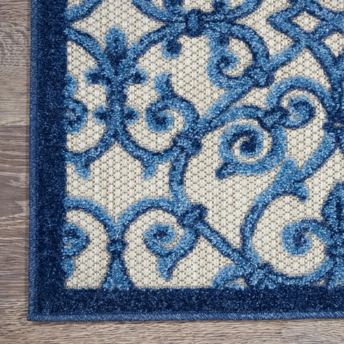 Nourison Aloha Area Rug ALH21-Grey/Blue