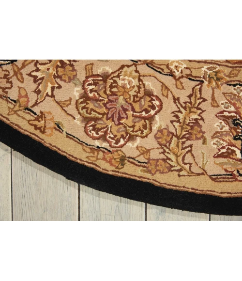 Nourison 2000 Round Area Rug 2233-Black