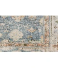 Nourison Astra Machine Washable Silver Blue ASW11 6 ft. 7 in. X 9 ft. Rectangle Rug