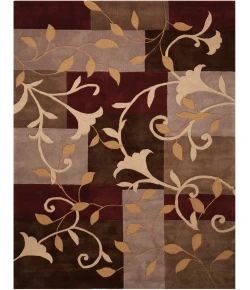 Nourison Home Contour CON01 Mocha 7 ft. 3 in. X 9 ft. 3 in. Area Rug