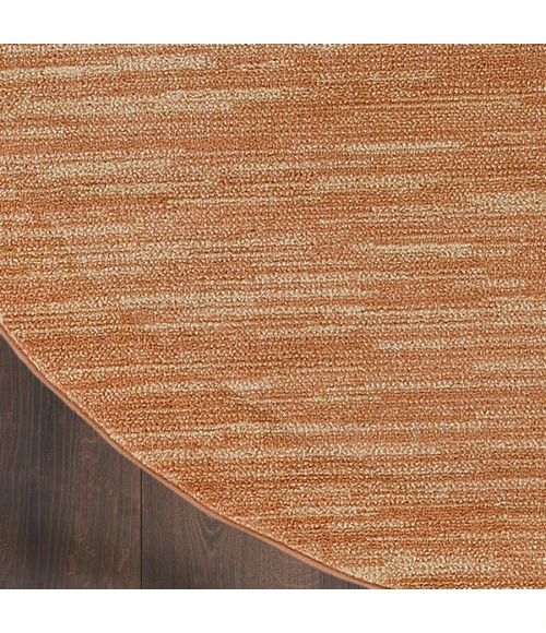 Nourison Home Nourison Essentials Rust NRE01 6 ft. Round Rug