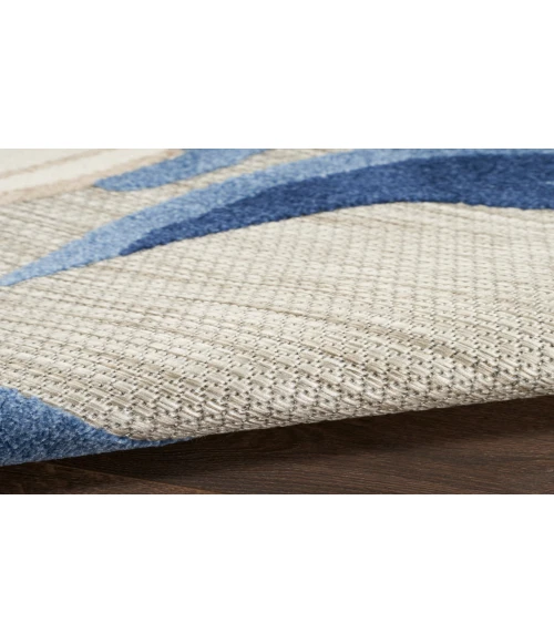 Nourison Aloha Blue Grey ALH33 2 ft. X 6 ft. Rectangle Rug