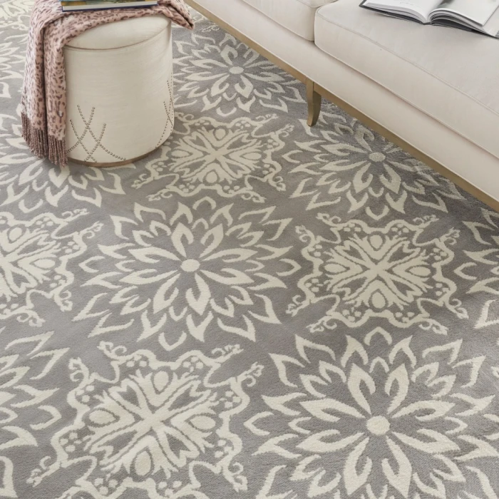 Nourison Jubilant Area Rug JUB06-Ivory/Grey