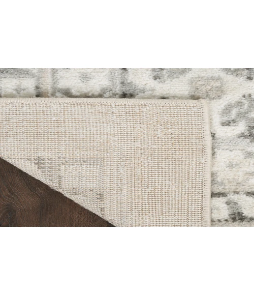 Nourison Serenity Home Ivory Grey SRH01 2 ft. 2 in. X 7 ft. 6 in. Rectangle Rug