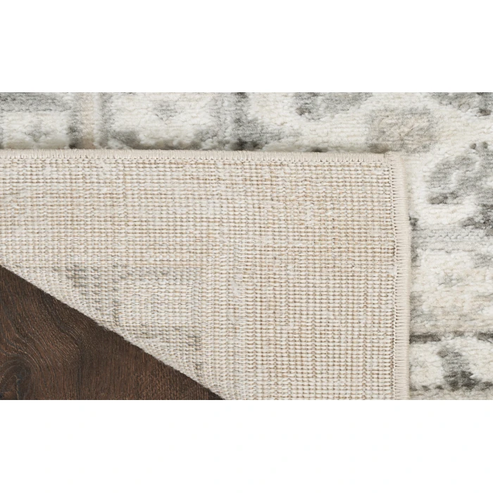 Nourison Serenity Home Ivory Grey SRH01 2 ft. 2 in. X 7 ft. 6 in. Rectangle Rug