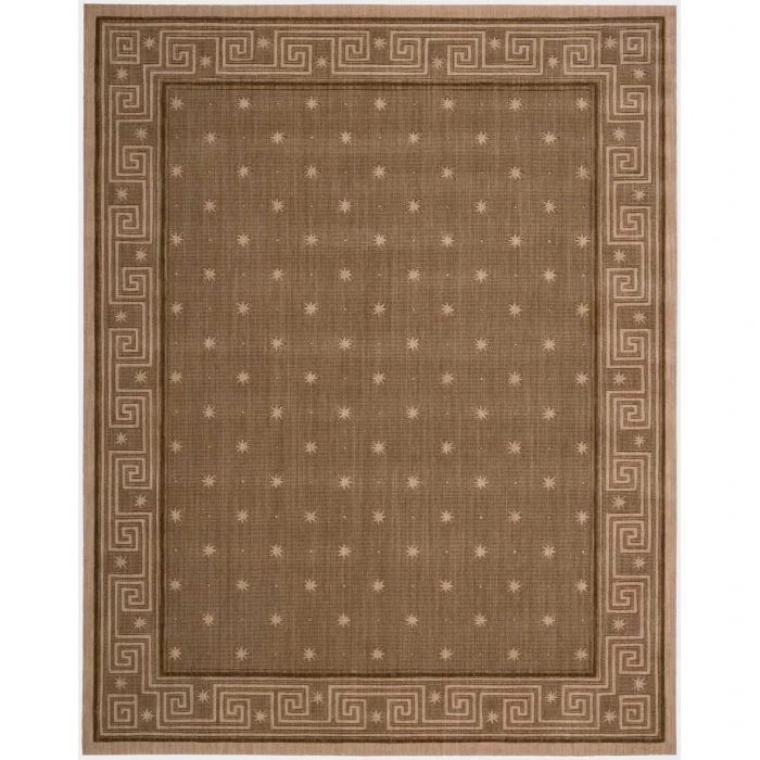 Nourison Home Cosmopolitan Brown CS95 7ft.6in. x 9ft.6in. Rect. Rug