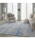 Nourison Symmetry Area Rug SMM04-Blue/Grey