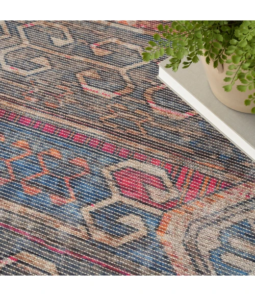 Nicole Curtis Machine Washable Series 1 Area Rug SR106 Multicolor 8' x 10'