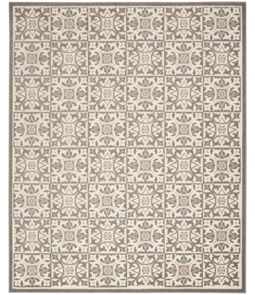 Nourison Aloha Area Rug ALH34 Ivory Grey