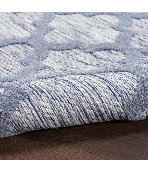 Nourison Easy Care Area Rug NES01 Denim Blue